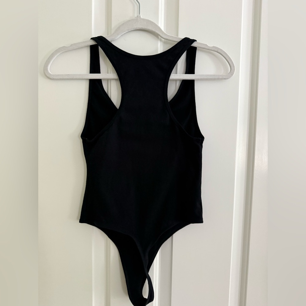 American Apparel Black Sleeveless Bodysuit Womens Size MD - Picture 4 of 4